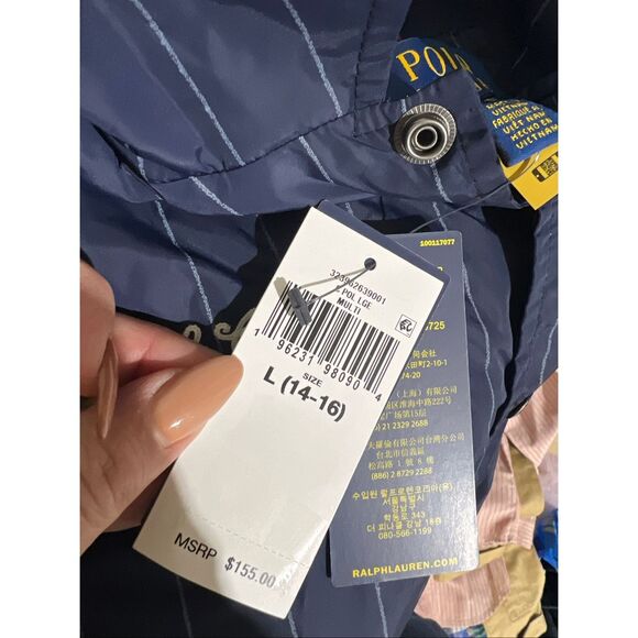 Polo Ralph Lauren NWT Baseball Logo Coaches Jacket L(14-16) - Picture 4 of 4